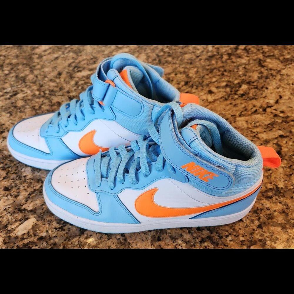 Nike Kids Shoes in Blue and Orange